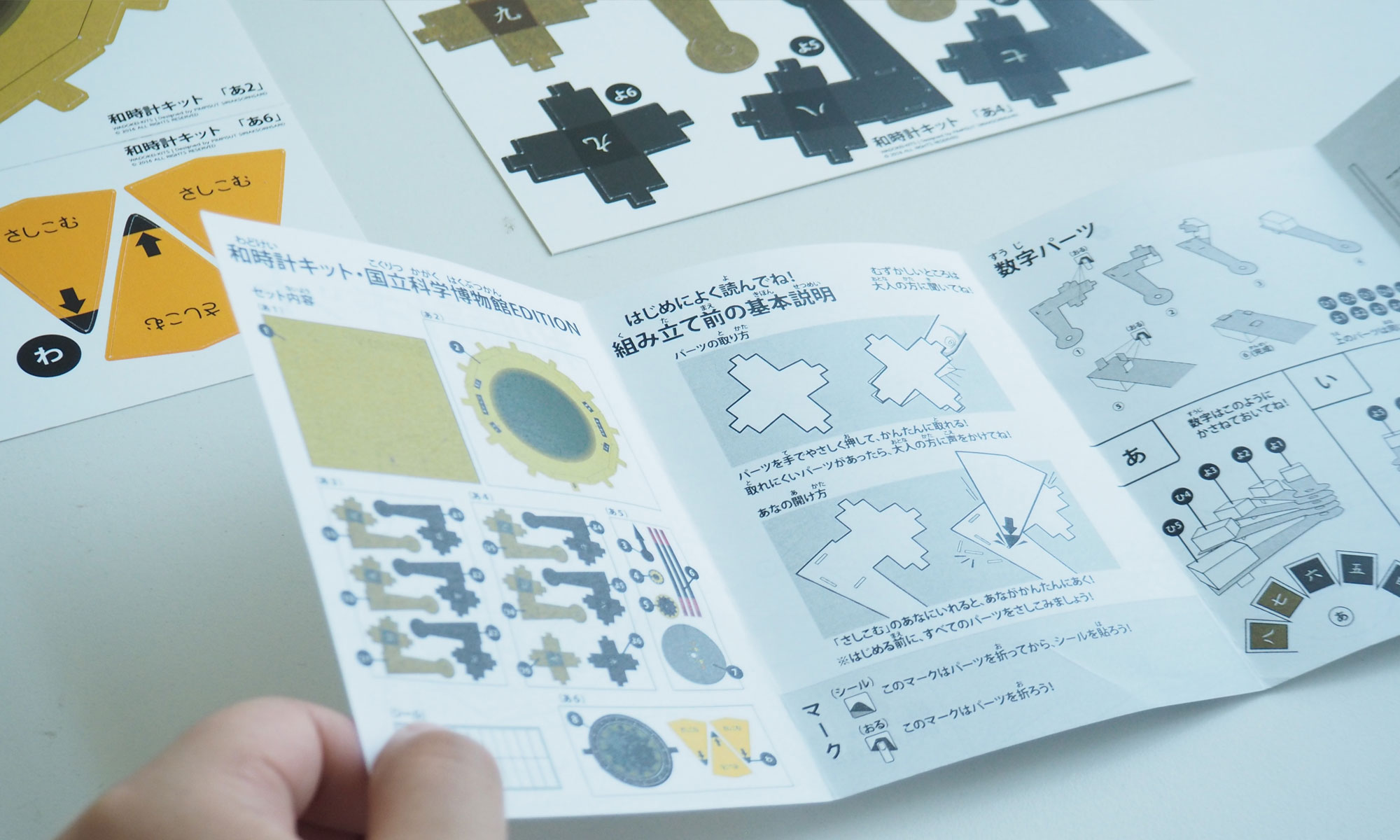 [Wadokei] Instructions how to do a papercarft